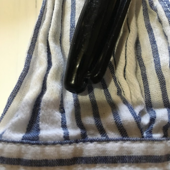 Madewell Striped Tie-Front Shirt Size XXS - Picture 5 of 5